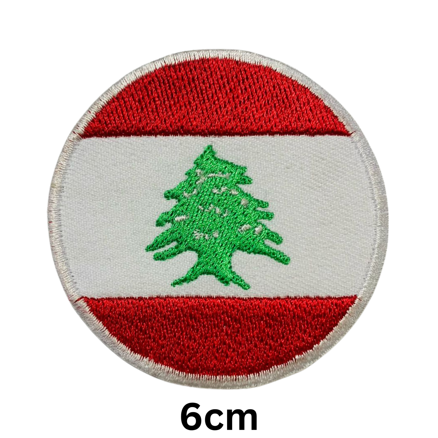 Round Flag Patch – 6cm Circular Embroidered Iron On / Sew On National Flag Badge | All Countries | Tactical Military Emblem for Hats, Jackets, Backpacks, Uniforms – Choose Your Country (K-S)