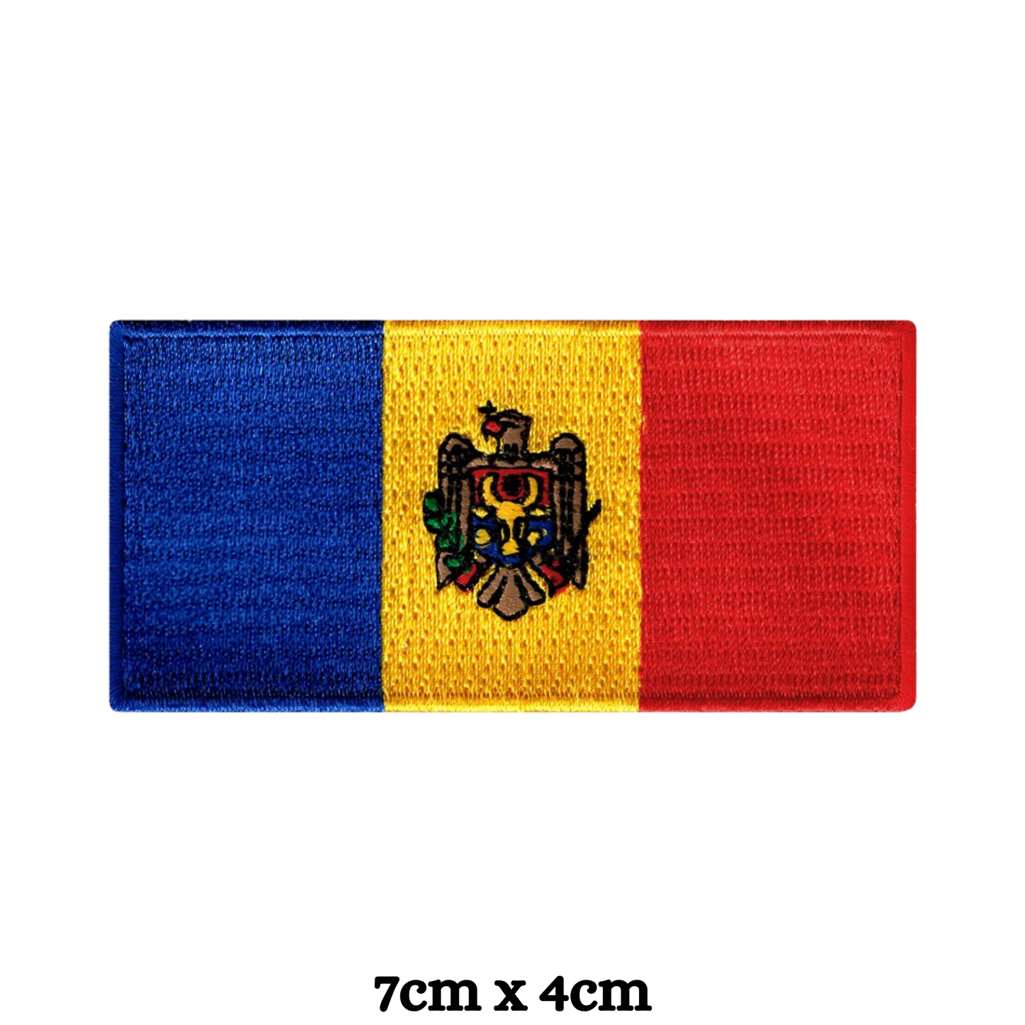 Country Flag Embroidered Patch – Iron On / Sew On National Flag Badge | All Countries Available | Jacket, Backpack, Hat, Uniform – Choose Your Country (K-S)