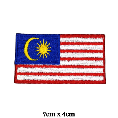 Country Flag Embroidered Patch – Iron On / Sew On National Flag Badge | All Countries Available | Jacket, Backpack, Hat, Uniform – Choose Your Country (K-S)