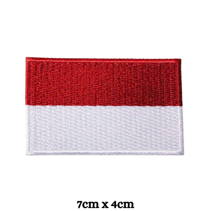 Country Flag Embroidered Patch – Iron On / Sew On National Flag Badge | All Countries Available | Jacket, Backpack, Hat, Uniform – Choose Your Country (K-S)