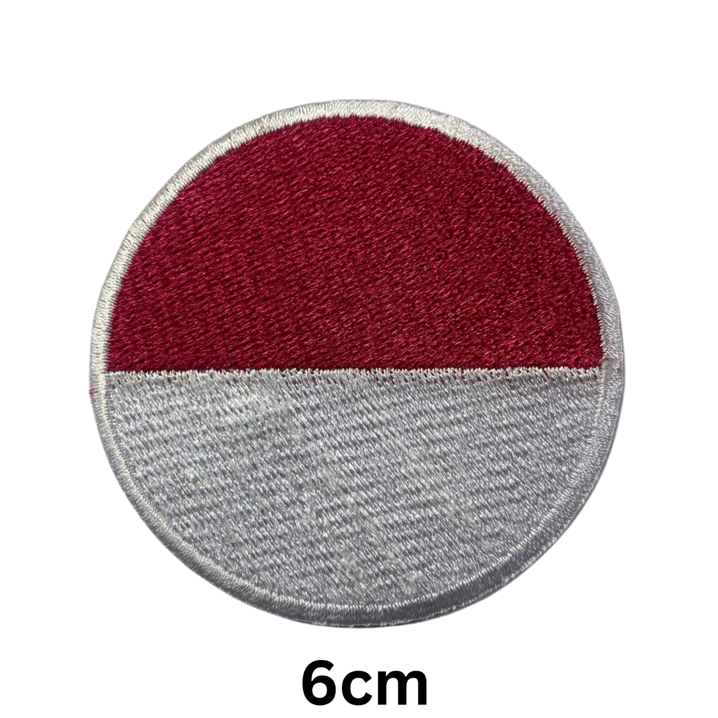 Round Flag Patch – 6cm Circular Embroidered Iron On / Sew On National Flag Badge | All Countries | Tactical Military Emblem for Hats, Jackets, Backpacks, Uniforms – Choose Your Country (K-S)