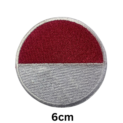 Round Flag Patch – 6cm Circular Embroidered Iron On / Sew On National Flag Badge | All Countries | Tactical Military Emblem for Hats, Jackets, Backpacks, Uniforms – Choose Your Country (K-S)