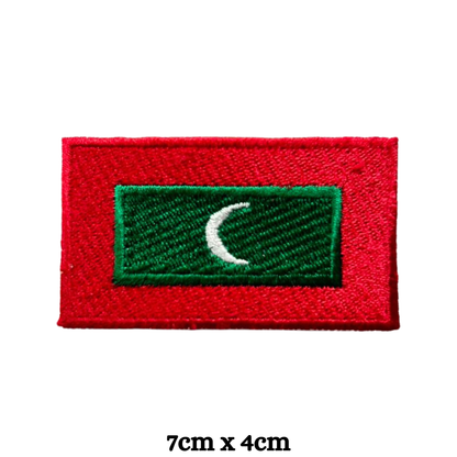 Country Flag Embroidered Patch – Iron On / Sew On National Flag Badge | All Countries Available | Jacket, Backpack, Hat, Uniform – Choose Your Country (K-S)