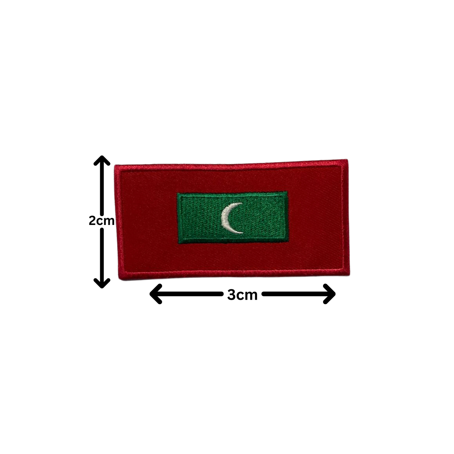 All Country Flag Patches (3 × 2 cm), Embroidered Iron-On/Sew On National Flags, Badge Traveler Gift Patch for Jacket, Backpack, Hat DIY Craft (K-S)