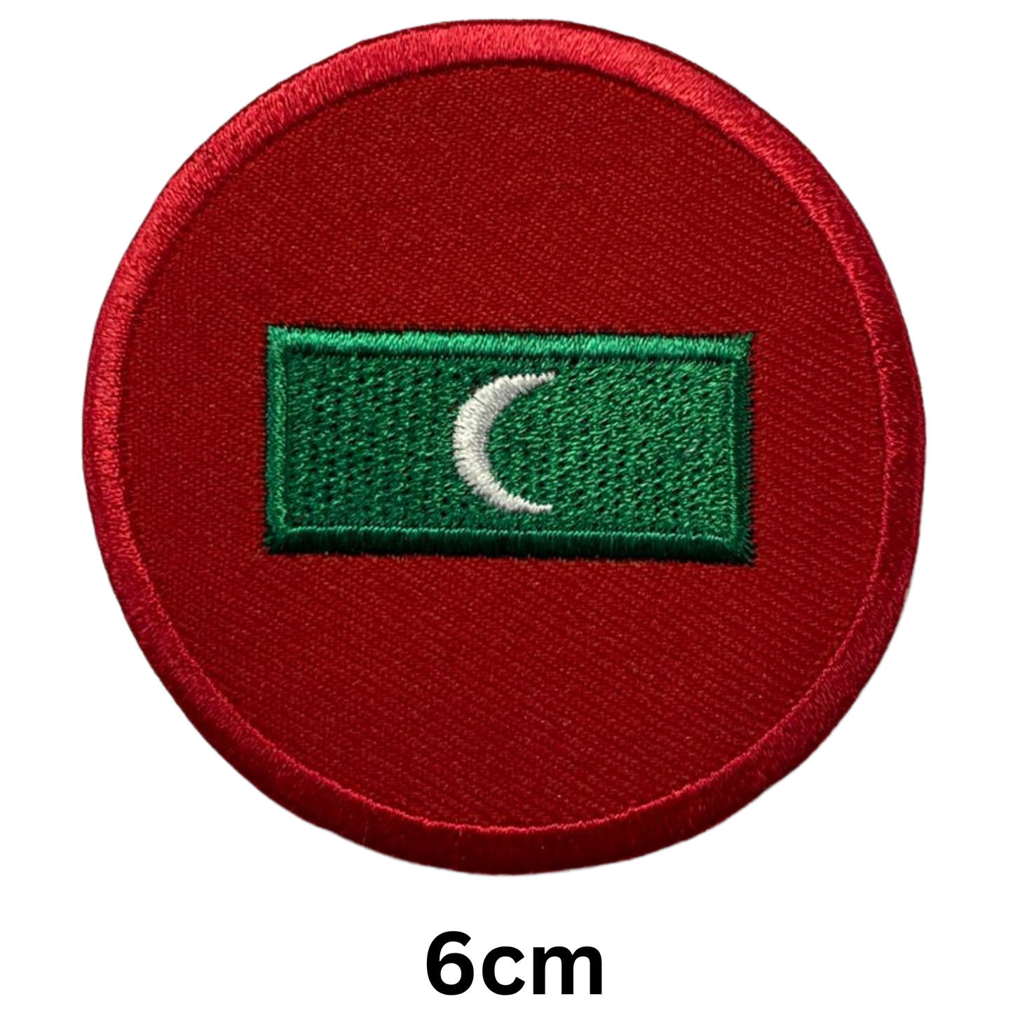 Round Flag Patch – 6cm Circular Embroidered Iron On / Sew On National Flag Badge | All Countries | Tactical Military Emblem for Hats, Jackets, Backpacks, Uniforms – Choose Your Country (K-S)