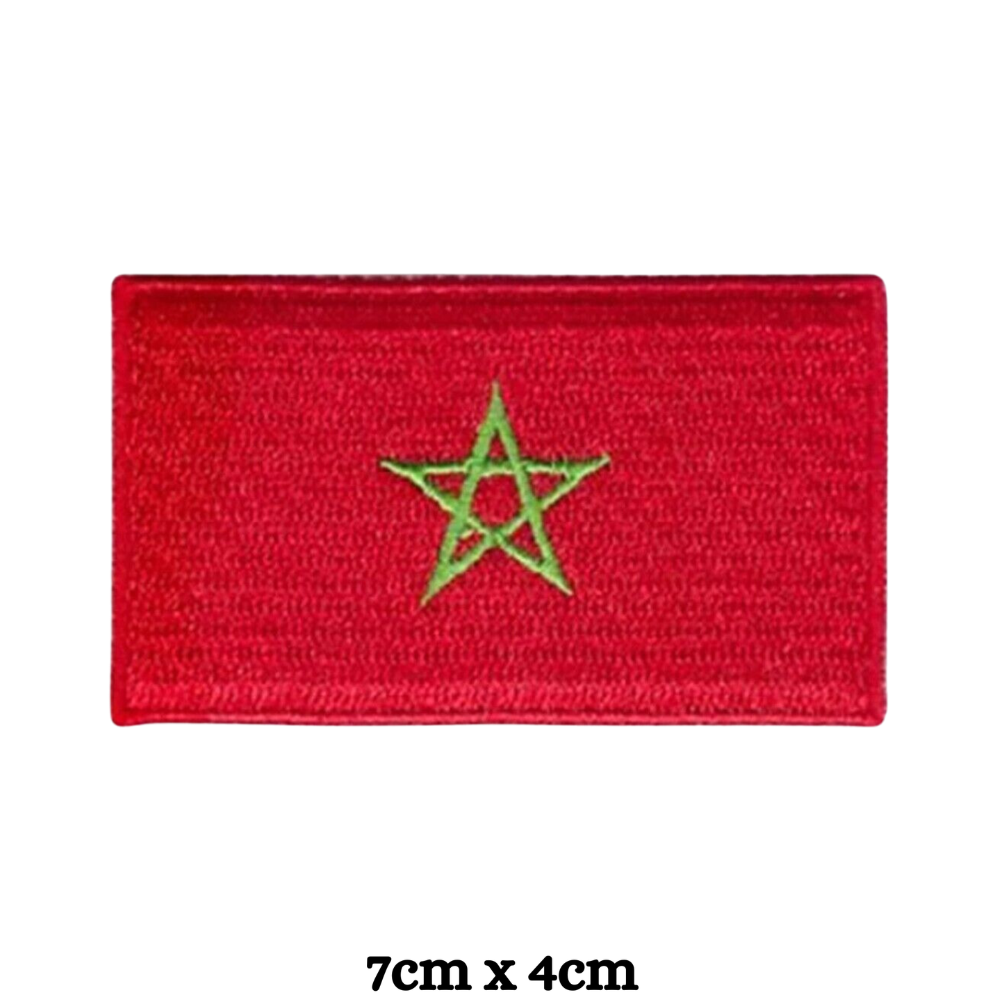 Country Flag Embroidered Patch – Iron On / Sew On National Flag Badge | All Countries Available | Jacket, Backpack, Hat, Uniform – Choose Your Country (K-S)