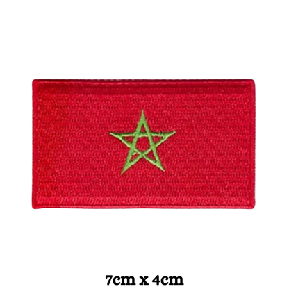 Country Flag Embroidered Patch – Iron On / Sew On National Flag Badge | All Countries Available | Jacket, Backpack, Hat, Uniform – Choose Your Country (K-S)