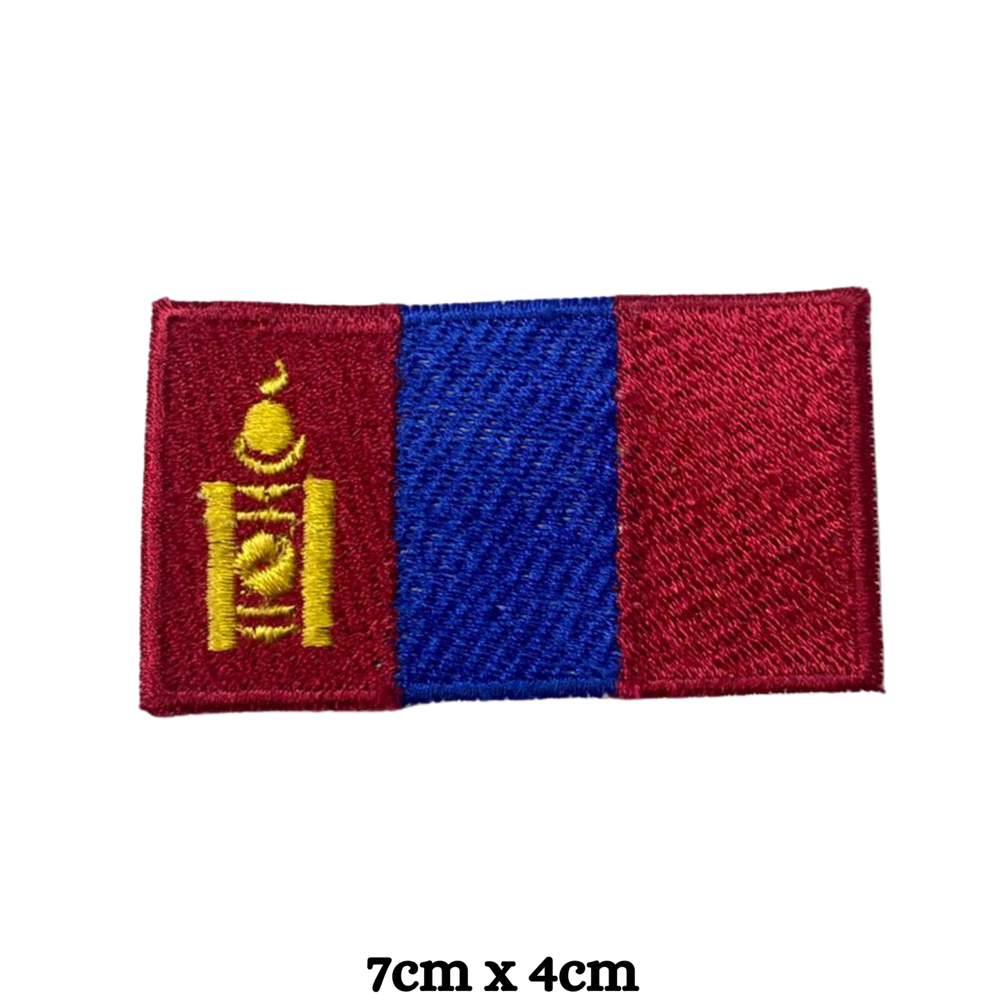Country Flag Embroidered Patch – Iron On / Sew On National Flag Badge | All Countries Available | Jacket, Backpack, Hat, Uniform – Choose Your Country (K-S)