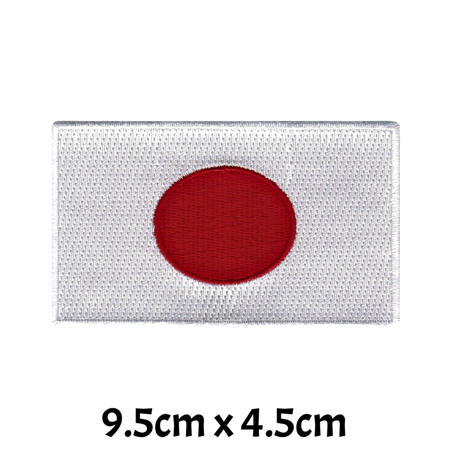 All Country Flag Patches (9.5 × 4.5 cm), Embroidered Iron-On/Sew-On National Flag Badges for Jacket, Backpack, Hat, Bags and DIY Craft (A-J)