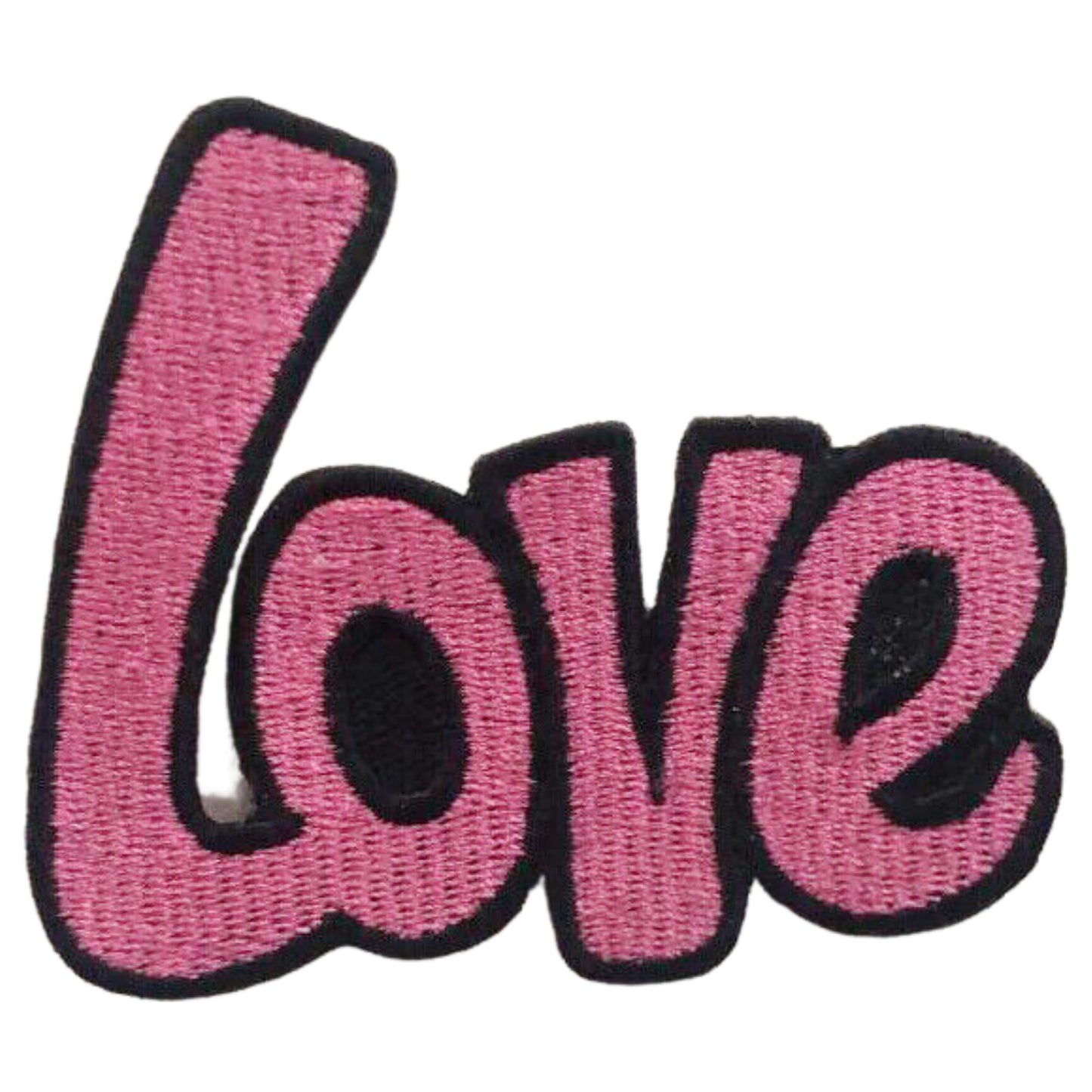 Life and Love Slogan Embroidered Patches - Iron On and Sew On Applique Badges for Jackets, Jeans, Backpacks, Bags, Clothing and DIY Crafts.